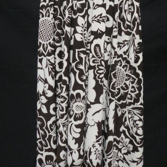 JESSICA | small | Made In Canada | Brown Floral Dress | Tie Back | NWOT - Picture 6 of 11